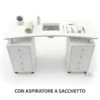 TAVOLO MANICURE CON ASPIRATORE A SACCHETTO PER ESTETISTA CENTRO ESTETICO