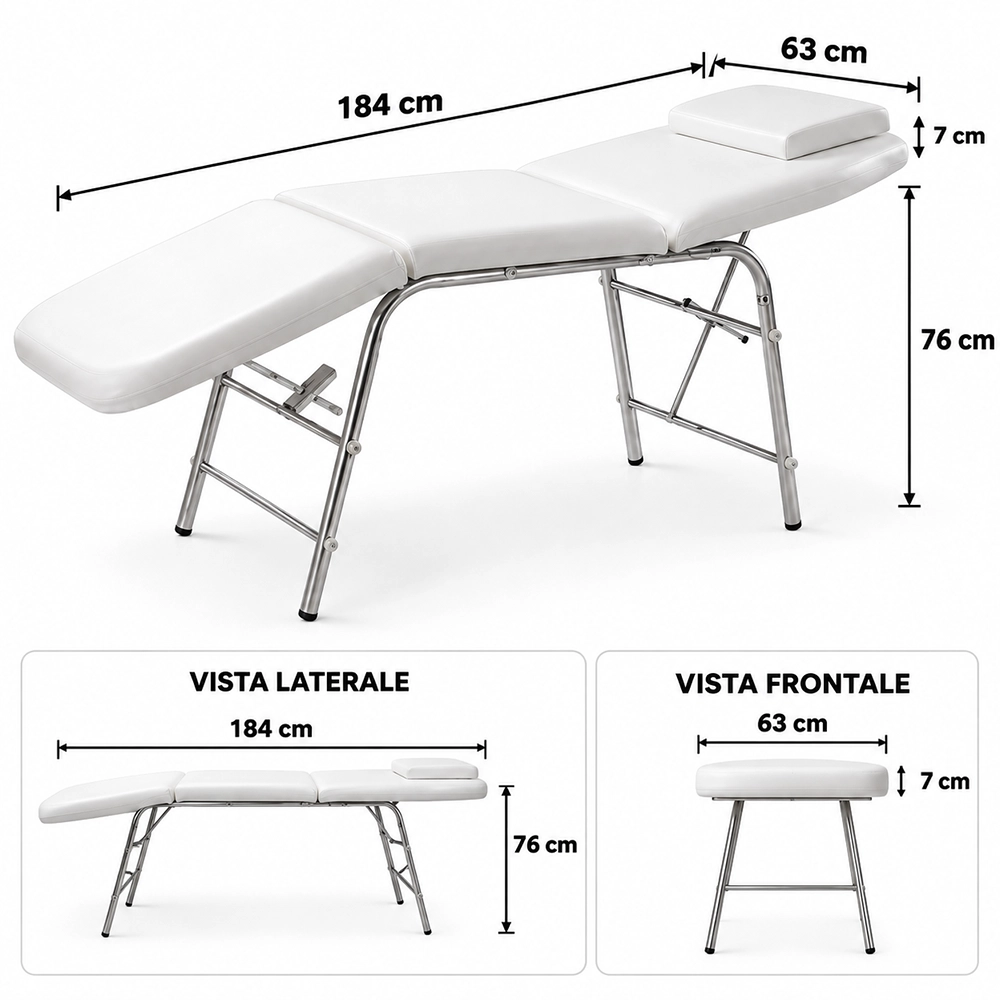 dimensioni lettino 3s melcap