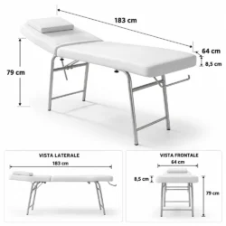 dimensioni lettino s2 melcap lettino da massaggio ceretta centro estetico