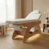 lettino da massaggio elegant con ripiano per estetista centro estetico spa