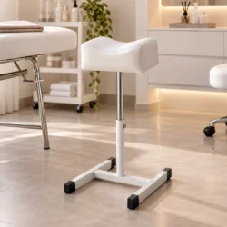 poggiapiedi pedicure regolabile in altezza per estetista piedi pedicure