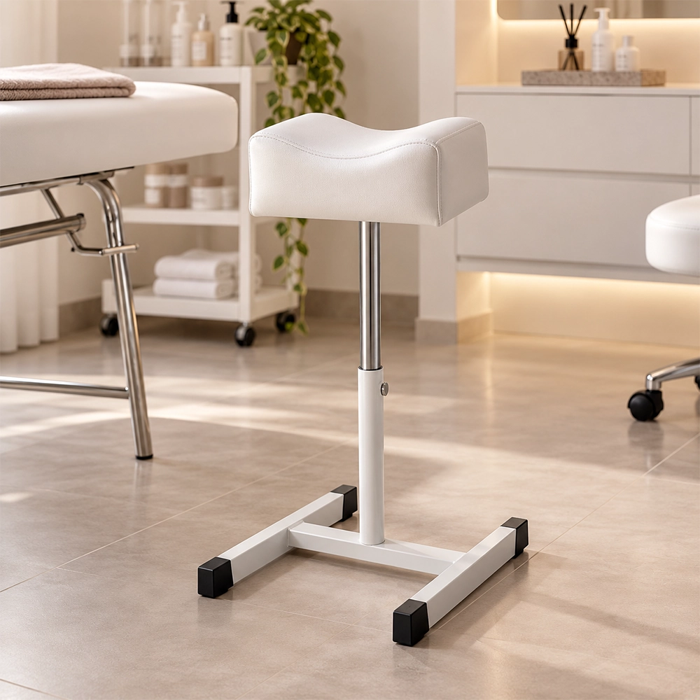 poggiapiedi pedicure regolabile in altezza per estetista piedi pedicure