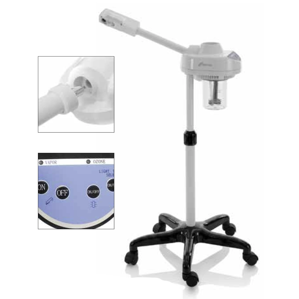 VAPORIZZATORE OZONO PER ESTETISTA CENTRO ESTETICO VAPORE VISO CORPO - immagine 2