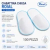 100 pezzi ciabattina roial chiusa