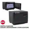 STERILIZZATORE hot cabinet SCALDA ASCIUGAMANI SCALDASALVIETTE CON OZONO 7 LT