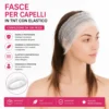 Fasce per Capelli Monouso in TNT ROIAL 5 Stelle – Confezione da 100 Pezzi