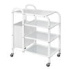 CARRELLO PER ESTETISTA E CENTRI ESTETICI CON PORTARIFIUTI 4 RIPIANI WEELKO 1031