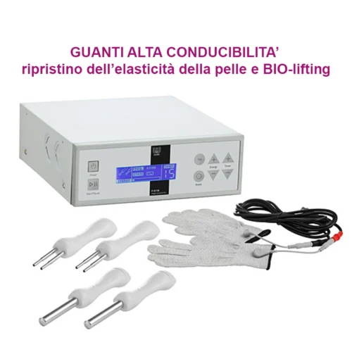 GUANTI ALTA CONDUCIBILITA’ ripristino dell’elasticità della pelle e BIO-lifting