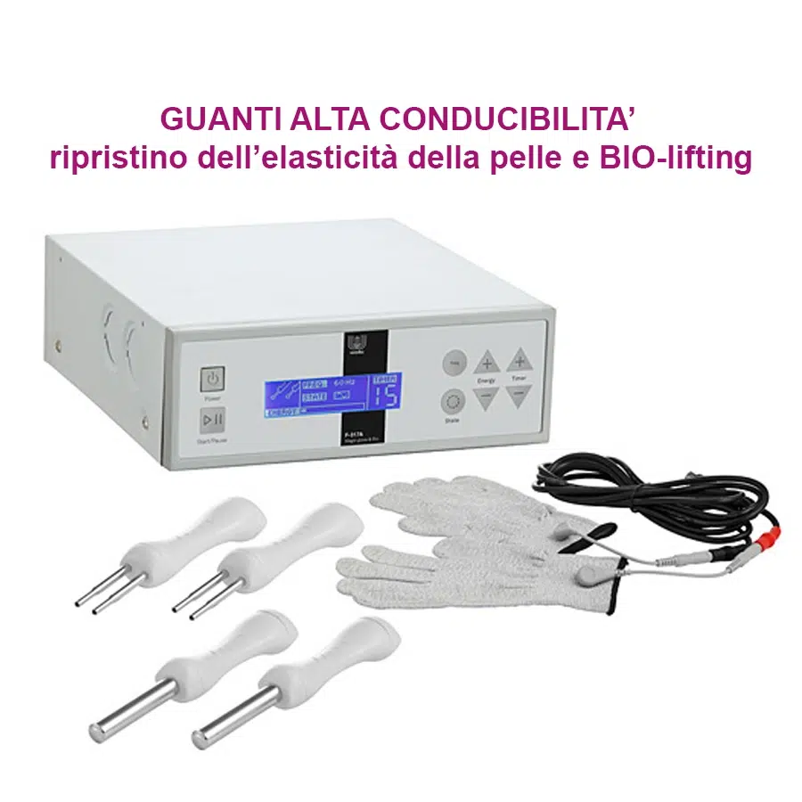 GUANTI ALTA CONDUCIBILITA’ ripristino dell’elasticità della pelle e BIO-lifting