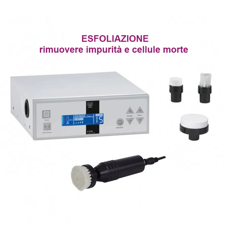 STRUMENTO DI ESFOLIAZIONE ROTARY BRUSH TRATTAMENTO SCRUB WEELKO F315A