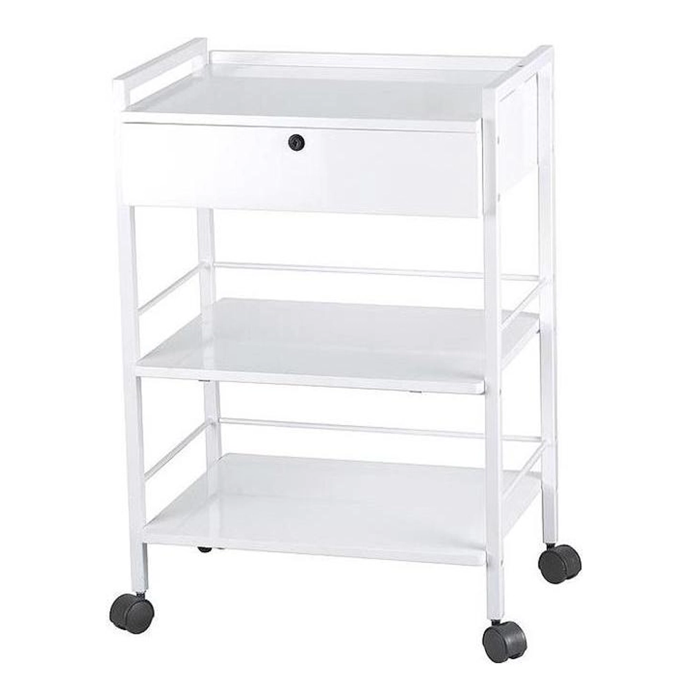 carrello per estetista con cassettocon sserratura