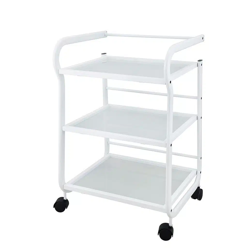 CARRELLO PER CENTRI ESTETICI SPA E BENESSERE CON 3 RIPIANI WEELKO 1013 HELP - immagine 7