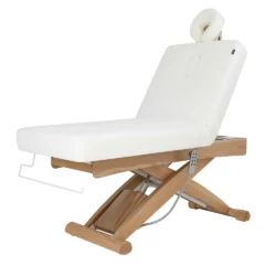 Lettino elettrico da massaggio professionale CYX+ Weelko 3 motori con finiture in legno naturale - immagine 8