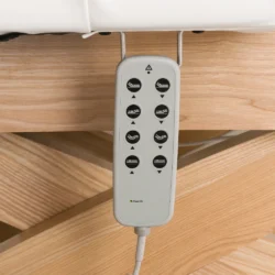 Lettino elettrico da massaggio professionale CYX+ Weelko 3 motori con finiture in legno naturale - immagine 5