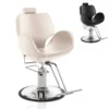 poltrona da parrucchiere donna lumia bianca make up