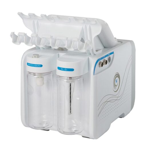 Apparecchiatura 6 funzioni: radiofrequenza bipolare, ultrasuoni, spatola esfoliante mediante ultrasuoni, spray, idrodermabrasione e martello freddo. - immagine 2