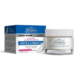 MASCHERA VISO IDRATANTE LENITIVA ARGILLA BIANCA RETINOL COMPLEX 50 ML