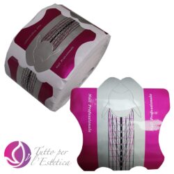 500 Cartine Professionali pink fucsia per allungamento unghie ricostruzione Nail form nail art