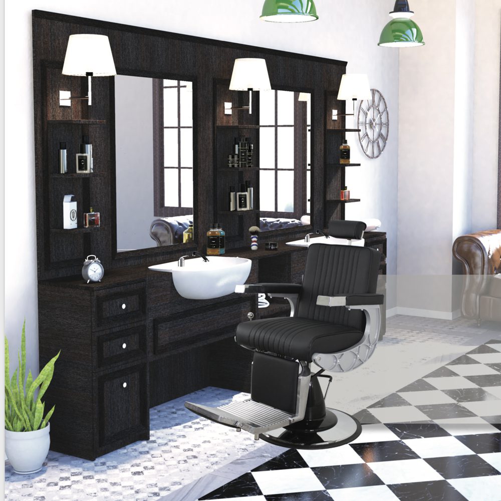 PLATY - Sedia Make Up - nero - Arredamento Centri Estetici