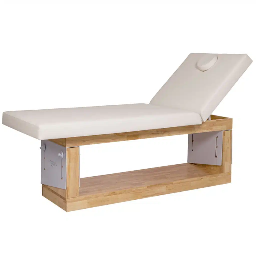 Lettino in legno per massaggi estetista centro estetico regolabile in altezza OCCI della WEELKO WKS017.A26 - immagine 4