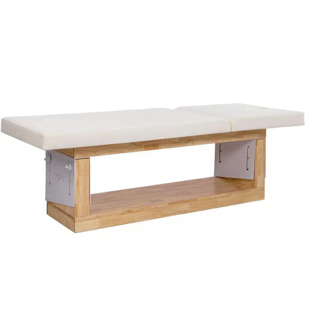 Lettino in legno per massaggi estetista centro estetico regolabile in altezza OCCI della WEELKO WKS017.A26 - immagine 3