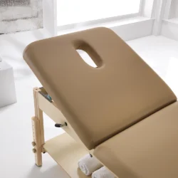 Lettino da Massaggio Professionale in Legno Regolabile in Altezza Feng Shui XaniPro - immagine 3