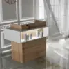 Banco Cassa Reception con Ripiano LED – Made in Italy