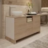 mobile per centro estetico con lavabo e miscelatore spa salone centro benessere