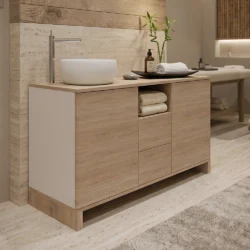 mobile per centro estetico con lavabo e miscelatore spa salone centro benessere