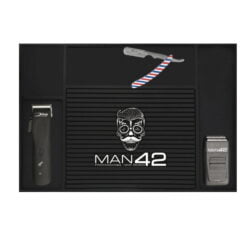 TAPPETO IN GOMMA LARGE MAN42 per barberia barbiere parrucchiere