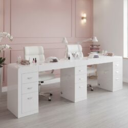 tavolo manicure doppia postazione centro estetico estetista