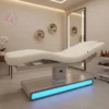 lettino elettrico led nush di weelko per centro estetico spa centro benessere lusso