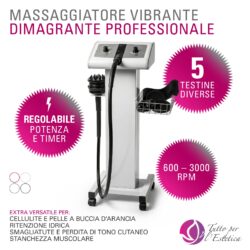 APPARECCHIATURA VIBRANTE PER DIMAGRIMENTO CORPO TRATTAMENTI PER RASSODARE PER CENTRO ESTETICO ESTETISTA WEELKO WKB007 - immagine 4