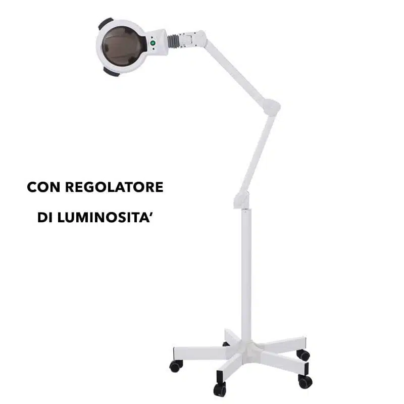 LENTE LED 5 DIOTTRIE INGRANDIMENTO CON STATIVO PER ESTETISTA CENTRO ESTETICO ZOOM