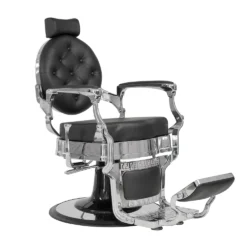 poltrona da barbiere [RZBH006.A12] BUZZ SILVER BLACK