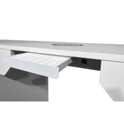 Alternative view of Tavolo per estetista manicure con aspiratore filtro, aspirazione potente professionale 100W StarNail 1 Keopalia