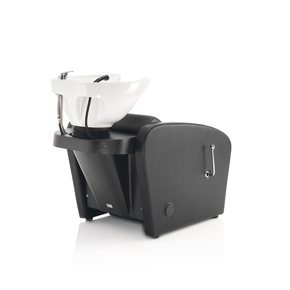 Lavatesta Parrucchiere Class Confort XaniPro con Poggiapiedi e Ceramica Bianca - immagine 11