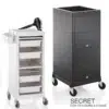 CARRELLO DA PARRUCCHIERE SECRET XANITALIA CON CHIUSURA A CHIAVE