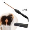 PIASTRA ARRICCIACAPELLI 9 mm AFRO PER CAPELLI RICCI STRETTI MELCAP