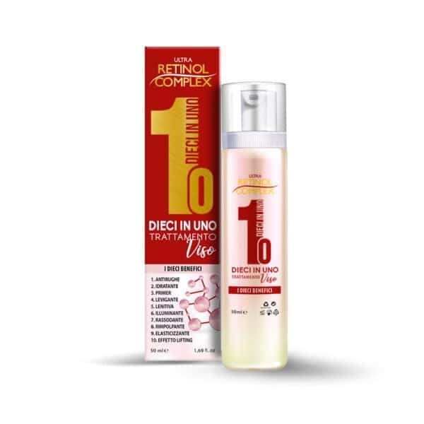 DIECI IN UNO TRATTAMENTO VISO pelle liscia ed idratata - RETINOL COMPLEX - 50 ML