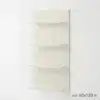 Mobile Espositore da parete Larice bianco per centro estetico spa benessere