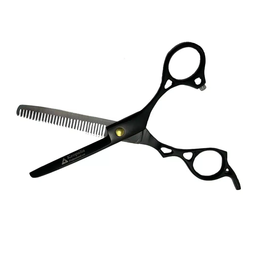 Kit barbiere da taglio, forbici pettine rasoio a mano libera con astuccio - immagine 3