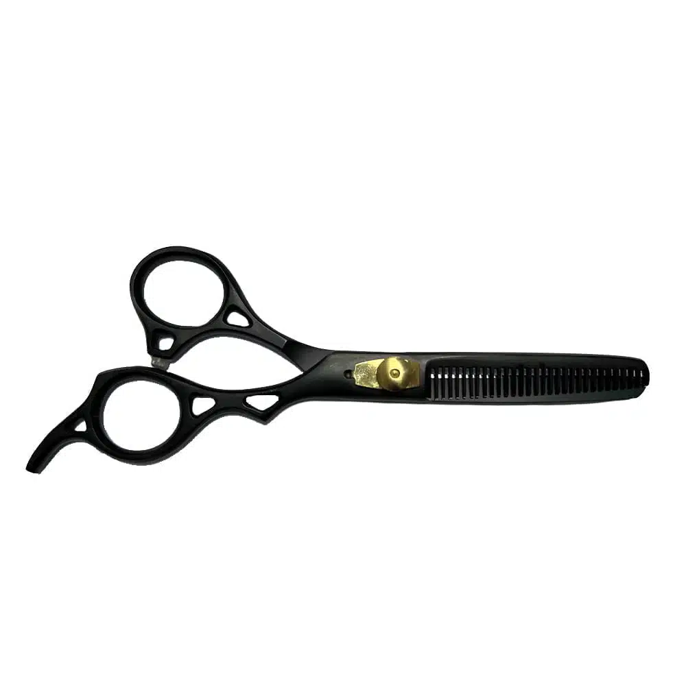 Kit barbiere da taglio, forbici pettine rasoio a mano libera con astuccio - immagine 2