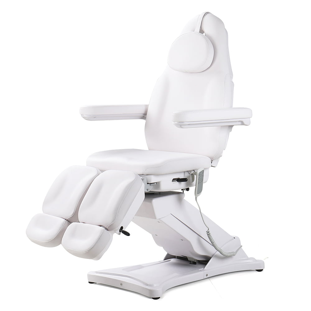 POLTRONA LETTINO PODOLOGICA 2 MOTORI ELETTRICA CON DUE GAMBALI SEPARATI LETTINO PER CENTRO ESTETICO ESTETISTA KEOPALIA - immagine 3