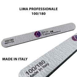 Lima ITALIANA 2 facce grana 100 - 180 per estetista centro estetico manicure nail nailart
