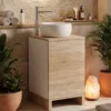 mobile per centro estetico singolo con lavabo e miscelatoe