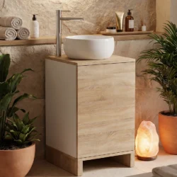mobile per centro estetico singolo con lavabo e miscelatoe