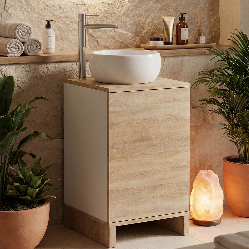 mobile per centro estetico singolo con lavabo e miscelatoe