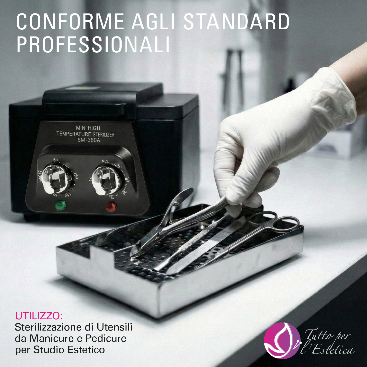 sterilizzatore a secco per estetista
