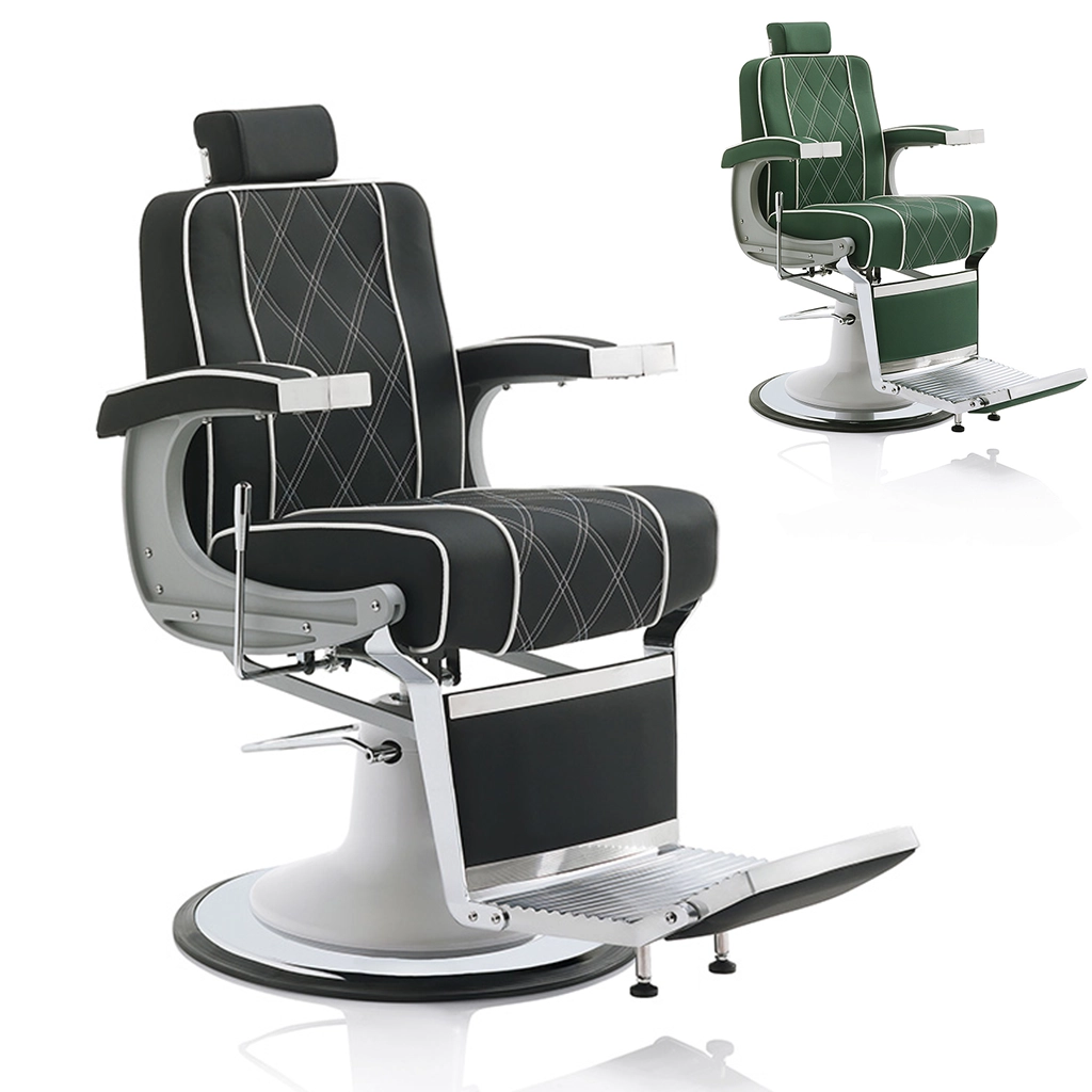 POLTRONA DA BARBIERE HAIR GRANADA GREEN o nera